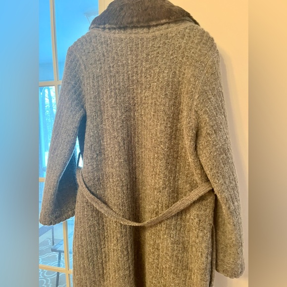 Hilary Radley 100% Lana Wool Coat With Removable Real Fur 
4 oversized like S/M - Picture 8 of 11